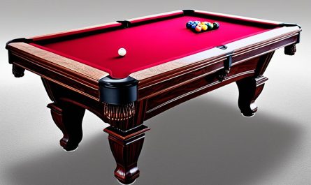 7 foot slate pool table