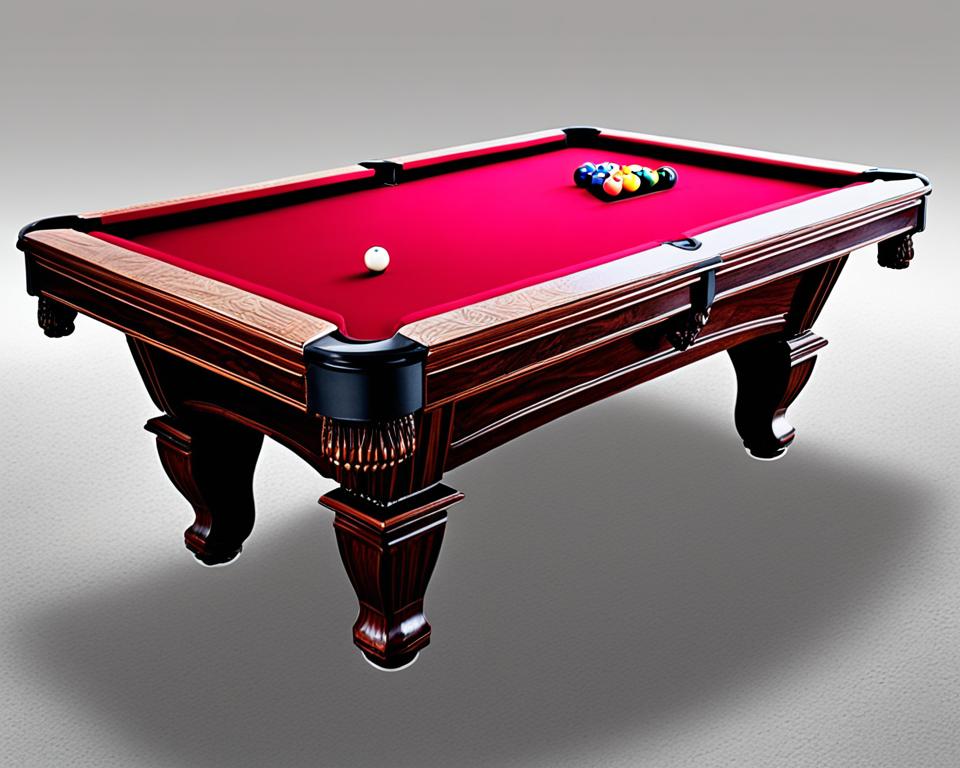 7 foot slate pool table